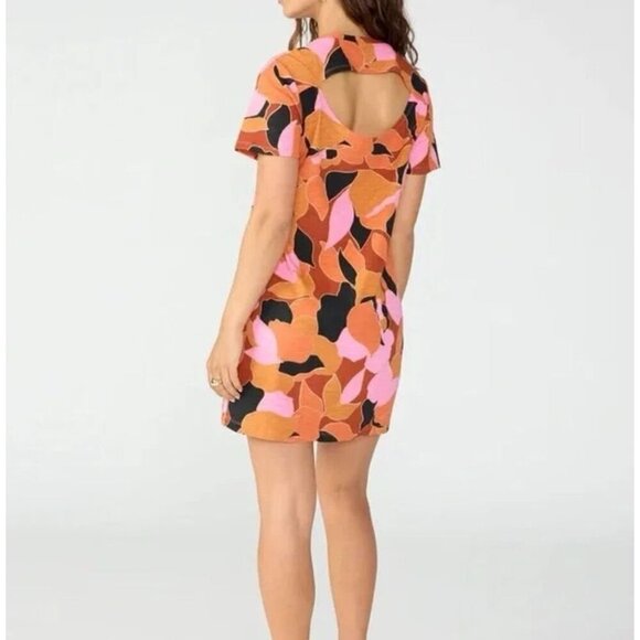 Sanctuary Womens Reveal Cut-Out Mini Comfy T-Shirt Dress Size Medium - Picture 2 of 9